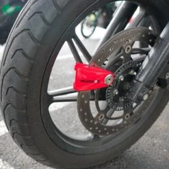 Antivol BLOQUE DISQUE SRA 10 Rouge KOOROOM -Accessoires De Vélo antivol bloque disque sra 10 rouge kooroom 5