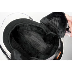 Casque LED H.30 Vision Cool Grey Avec Visière Pour Vélo, Trottinette -Accessoires De Vélo casque led h30 vision cool grey avec visiere pour velo trottinette 5