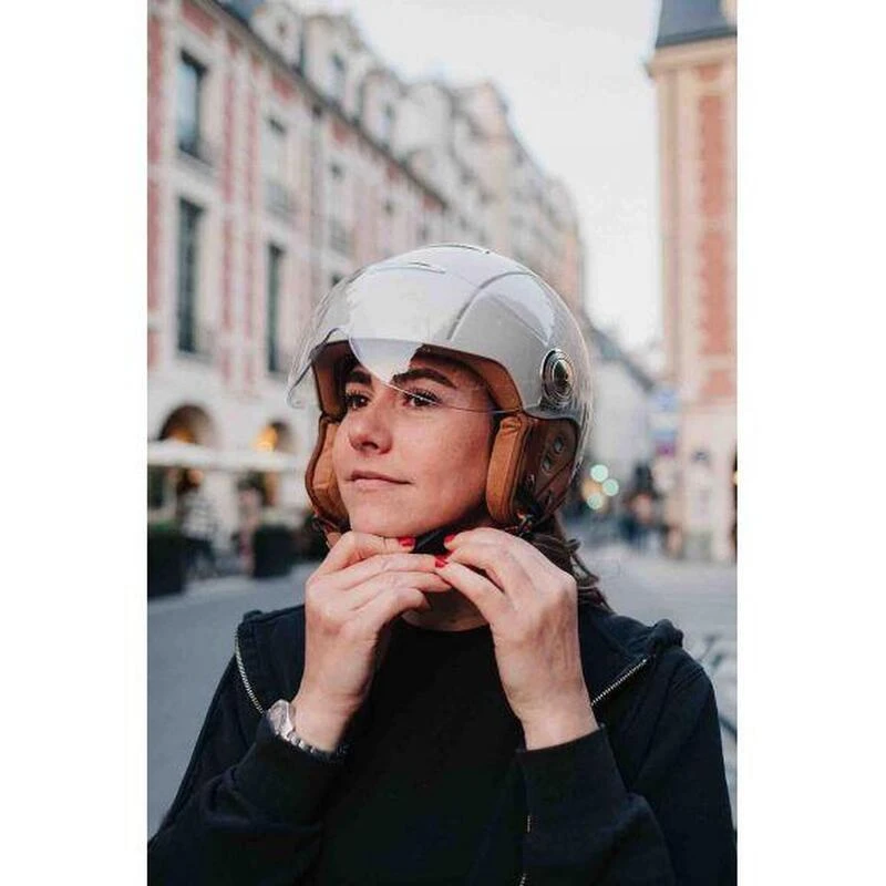 Casque Urbain Jet Tandem Titan Mat Avec Visière 6 Casque Urbain Jet Tandem Titan Mat Avec Visière – Image 6