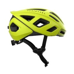 CASQUE VELO ROUTE ROADR 500 JAUNE FLUO -Accessoires De Vélo casque velo route roadr 500 jaune fluo 3