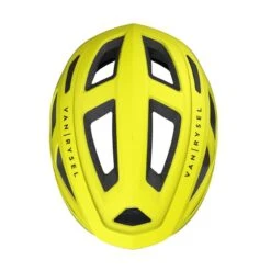 CASQUE VELO ROUTE ROADR 500 JAUNE FLUO -Accessoires De Vélo casque velo route roadr 500 jaune fluo 5