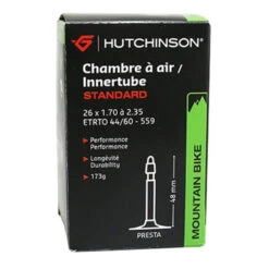 CHAMBRE A AIR VELO 26 X 1.70-2.35 HUTCHINSON VALVE PRESTA 48mm 173g