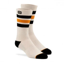 100% Chaussettes STRIPES S/M Warm Grey