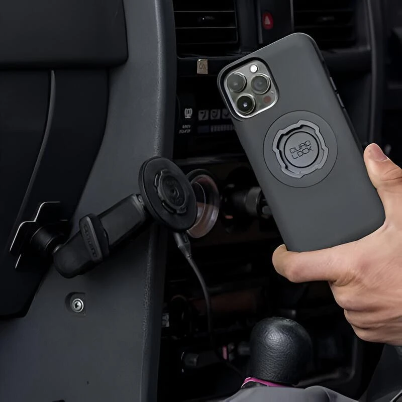 Coque Pour Téléphone Apple IPhone 12 Mini - Quad Lock MAG - Couleur Noir 5 Coque Pour Téléphone Apple IPhone 12 Mini - Quad Lock MAG - Couleur Noir – Image 5