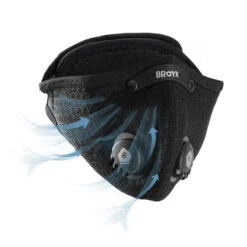 DEMI MASQUE FILTRANT SPORT 500 BROYX + 2 FILTRES INCLUS -FFP1- 15 DEMI MASQUE FILTRANT SPORT 500 BROYX + 2 FILTRES INCLUS -FFP1- -Accessoires De Vélo demi masque filtrant sport 500 broyx 2 filtres inclus ffp1 5