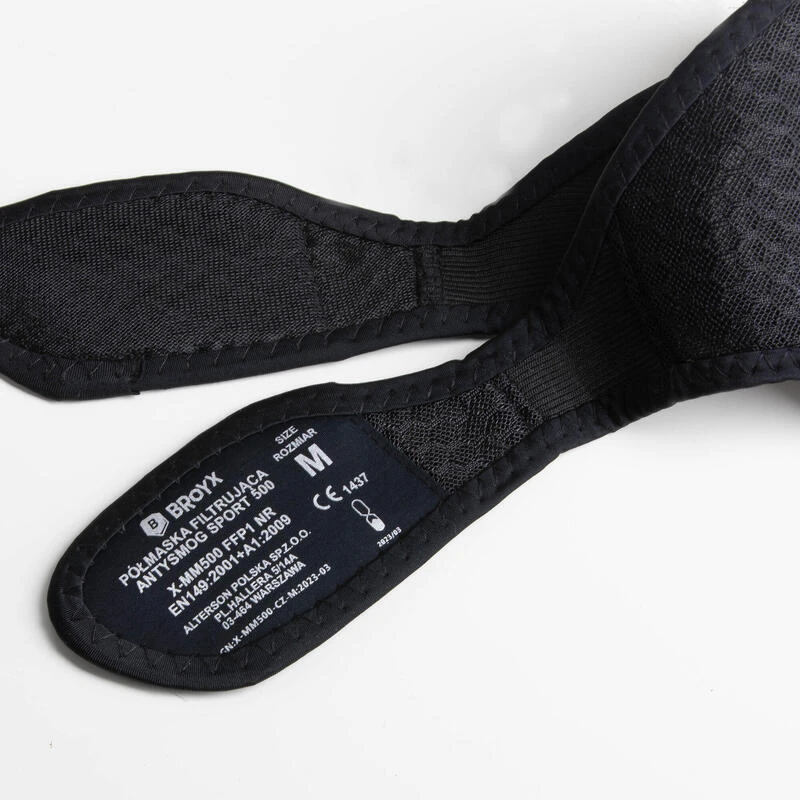 DEMI MASQUE FILTRANT SPORT 500 BROYX + 2 FILTRES INCLUS -FFP1- 9 DEMI MASQUE FILTRANT SPORT 500 BROYX + 2 FILTRES INCLUS -FFP1- – Image 9