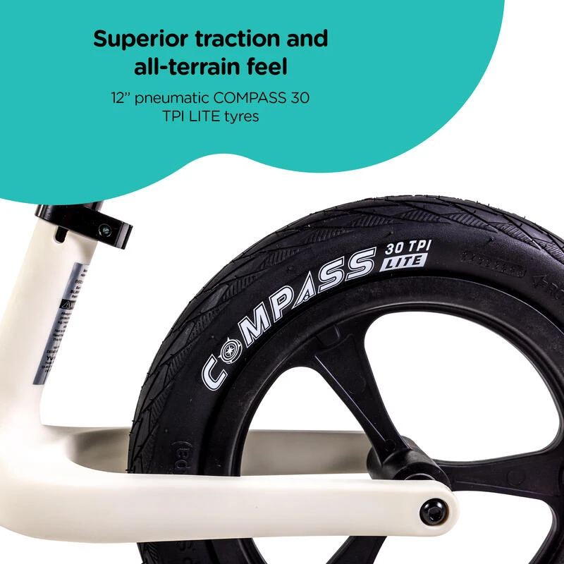 Draisienne Tout-terrains Ultra Légère à Partir De 3 Ans - VELO PRO Blanc - 3 Draisienne Tout-terrains Ultra Légère à Partir De 3 Ans - VELO PRO Blanc - – Image 3