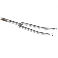 Fourche De Piste à Couronne Plate, Filetage 1 Pouce - Chrome