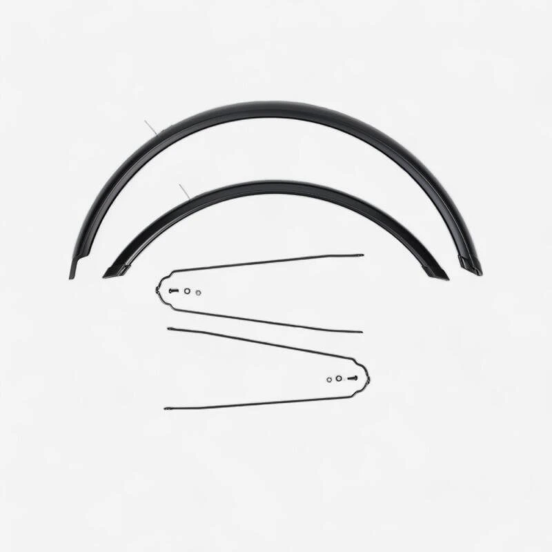 BTWIN Garde Boue Vélo 24 Pouces Noir (par Paire, Vendu Sans Kit De Vis) 1 BTWIN Garde Boue Vélo 24 Pouces Noir (par Paire, Vendu Sans Kit De Vis)