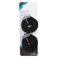Decathlon Kit 2 Sangles De Serrage 3 M Noires -Accessoires De Vélo kit 2 sangles de serrage 3 m noires 6