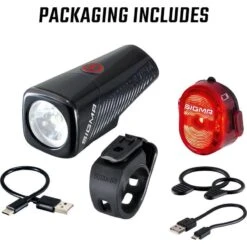 SIGMA SPORT Kit D'éclairage Buster 150 + Nugget II Usb -Accessoires De Vélo kit declairage buster 150 nugget ii usb 2