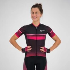 Rogelli Maillot Manches Courtes Velo Femme - Impress -Accessoires De Vélo maillot manches courtes velo femme impress 2