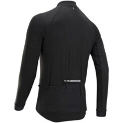 MAILLOT VELO ROUTE MANCHES LONGUES MI-SAISON HOMME - RC100 NOIR -Accessoires De Vélo maillot velo route manches longues mi saison homme rc100 noir 2