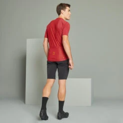 Rockrider Maillot VTT Manches Courtes Race 700 Rouge -Accessoires De Vélo maillot vtt manches courtes race 700 rouge 7