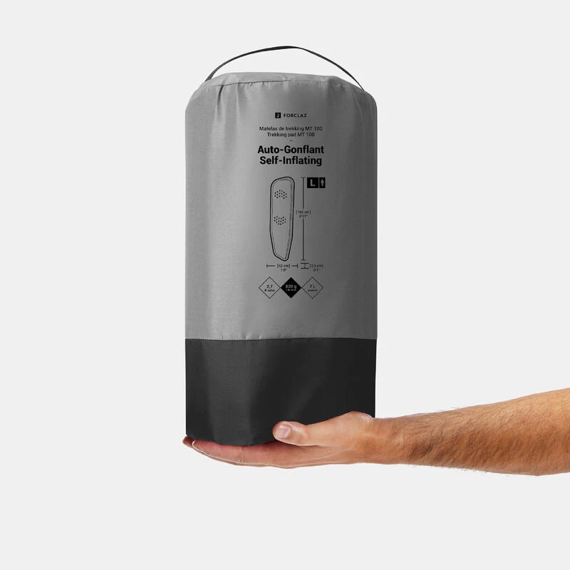 Matelas Autogonflant De Trekking - MT100 L - 180 X 52 Cm - 1 Personne 2 Matelas Autogonflant De Trekking - MT100 L - 180 X 52 Cm - 1 Personne – Image 2