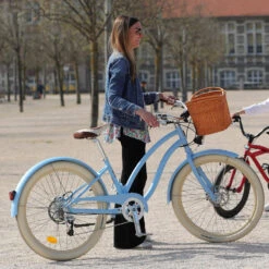 Panier Avant Rotin Naturel -Accessoires De Vélo panier avant rotin naturel 2