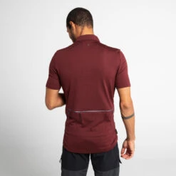 Polo Laine Mérinos Maillot Vélo Cycliste Gravel Et Voyage Bordeaux -Accessoires De Vélo polo laine merinos maillot velo cycliste gravel et voyage bordeaux 9