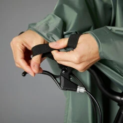 BTWIN PONCHO PLUIE VELO VILLE 100 VERT -Accessoires De Vélo poncho pluie velo ville 100 vert 3
