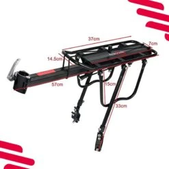 Porte-bagages Extension VTT - Porte-bagages Arrière -Accessoires De Vélo porte bagages extension vtt porte bagages arriere 3