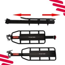 Porte-bagages Extension VTT - Porte-bagages Arrière -Accessoires De Vélo porte bagages extension vtt porte bagages arriere 5