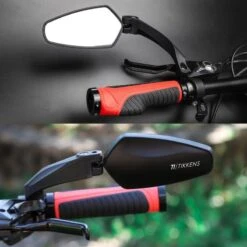 Rétroviseur De Vélo Gauche - Réglable - Convient Pour E-bike, Speed ​​​​pedelec -Accessoires De Vélo retroviseur de velo gauche reglable convient pour e bike speed pedelec 3