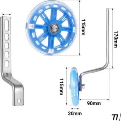 Roues D'entraînement Pour Vélo Pour Enfants De 12 à 20 Pouces - Noir -Accessoires De Vélo roues dentrainement pour velo pour enfants de 12 a 20 pouces noir 3