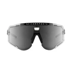 Scicon Aeroscope Lunettes De Sports (Cristal Brillant/Gris Miroir) -Accessoires De Vélo scicon aeroscope lunettes de sports cristal brillantgris miroir 2