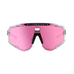 Scicon Aeroscope Lunettes De Sports (Cristal Brillant/Rose) -Accessoires De Vélo scicon aeroscope lunettes de sports cristal brillantrose 2
