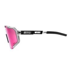 Scicon Aeroscope Lunettes De Sports (Cristal Brillant/Rose) -Accessoires De Vélo scicon aeroscope lunettes de sports cristal brillantrose 3