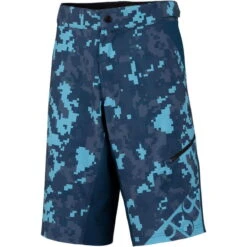 IXS Short Pour Enfants Culm - Bleu/Camo