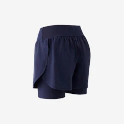 Rockrider SHORT VELO VTT EXPL 100 FEMME BLEU -Accessoires De Vélo short velo vtt expl 100 femme bleu 5