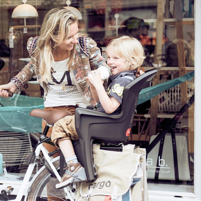 Siège Vélo Arrière à Fixation Pour Cadre Koolah Gris 2 Siège Vélo Arrière à Fixation Pour Cadre Koolah Gris – Image 2