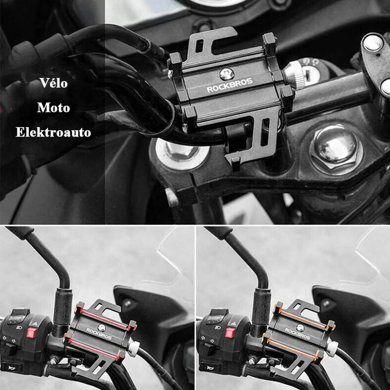 ROCKBROS Support Métallique De Smarphone 7 ROCKBROS Support Métallique De Smarphone – Image 7