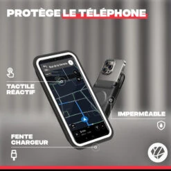 Shapeheart Support Porte Téléphone Pour Fourche De Vélo (Téléphone XL) -Accessoires De Vélo support porte telephone pour fourche de velo telephone xl 2