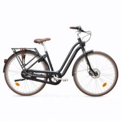 VELO DE VILLE ELOPS 900 Cadre Bas ALUMINIUM Noir