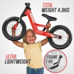 Berg Vélo D’équilibre Biky City Rouge -Accessoires De Vélo velo dequilibre biky city rouge 5