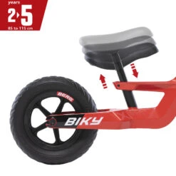 Berg Vélo D’équilibre Biky Mini Rouge -Accessoires De Vélo velo dequilibre biky mini rouge 3