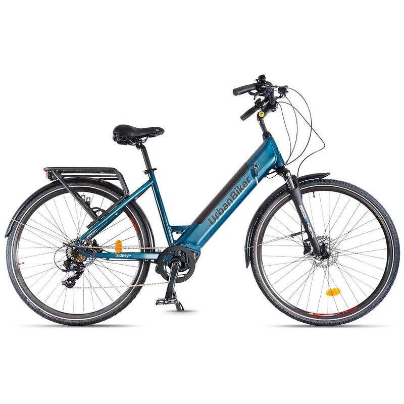 Vélo Électrique Urbanbiker Sidney PLUS Bleu, Roues 26",540Wh (36v 15Ah) 1 Vélo Électrique Urbanbiker Sidney PLUS Bleu, Roues 26",540Wh (36v 15Ah)