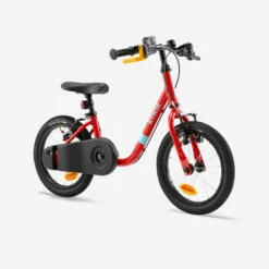 BTWIN VELO ENFANT 2EN1 DRAISIENNE 3-5 ANS 14 Pouces - DISCOVER 500 Rouge -Accessoires De Vélo velo enfant 2en1 draisienne 3 5 ans 14 pouces discover 500 rouge 4