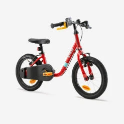 BTWIN VELO ENFANT 2EN1 DRAISIENNE 3-5 ANS 14 Pouces - DISCOVER 500 Rouge -Accessoires De Vélo velo enfant 2en1 draisienne 3 5 ans 14 pouces discover 500 rouge 5
