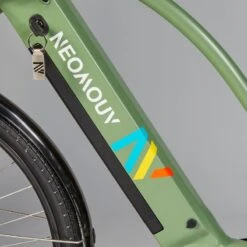 Vélo Tout Chemin électrique - NEOMOUV RAIPON 2- Kaki -Accessoires De Vélo velo tout chemin electrique neomouv raipon 2 kaki 3