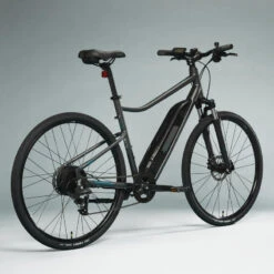 VÉLO TOUT CHEMIN ELECTRIQUE RIVERSIDE 500 E GRIS -Accessoires De Vélo velo tout chemin electrique riverside 500 e gris 2