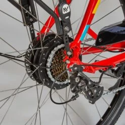 Vélo Ville électrique - NEOMOUV Sinapia Hydraulique - Rouge -Accessoires De Vélo velo ville electrique neomouv sinapia hydraulique rouge 4