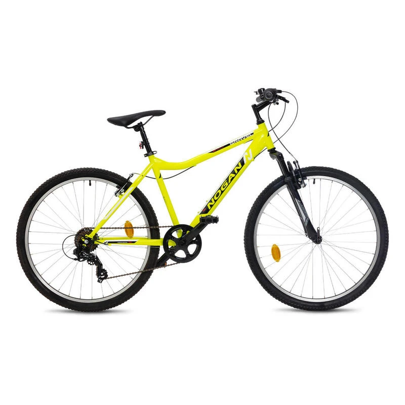 Vélo VTT Enfant Nogan Gravel GO Suspension - 26 Pouces - Electric Yellow 1 Vélo VTT Enfant Nogan Gravel GO Suspension - 26 Pouces - Electric Yellow