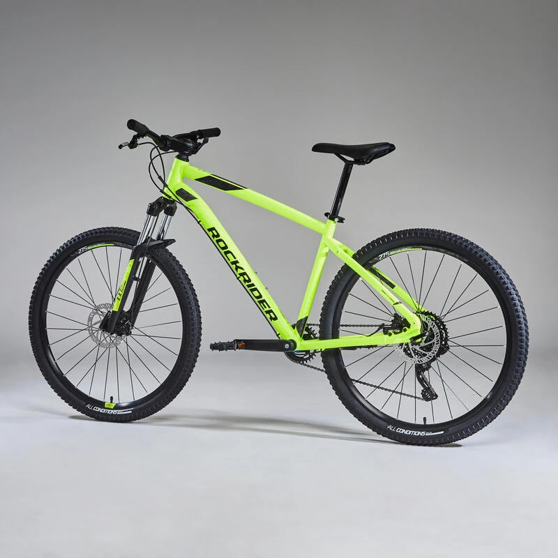 Rockrider VÉLO VTT ST 530 MDB JAUNE 27,5" 3 Rockrider VÉLO VTT ST 530 MDB JAUNE 27,5" – Image 3