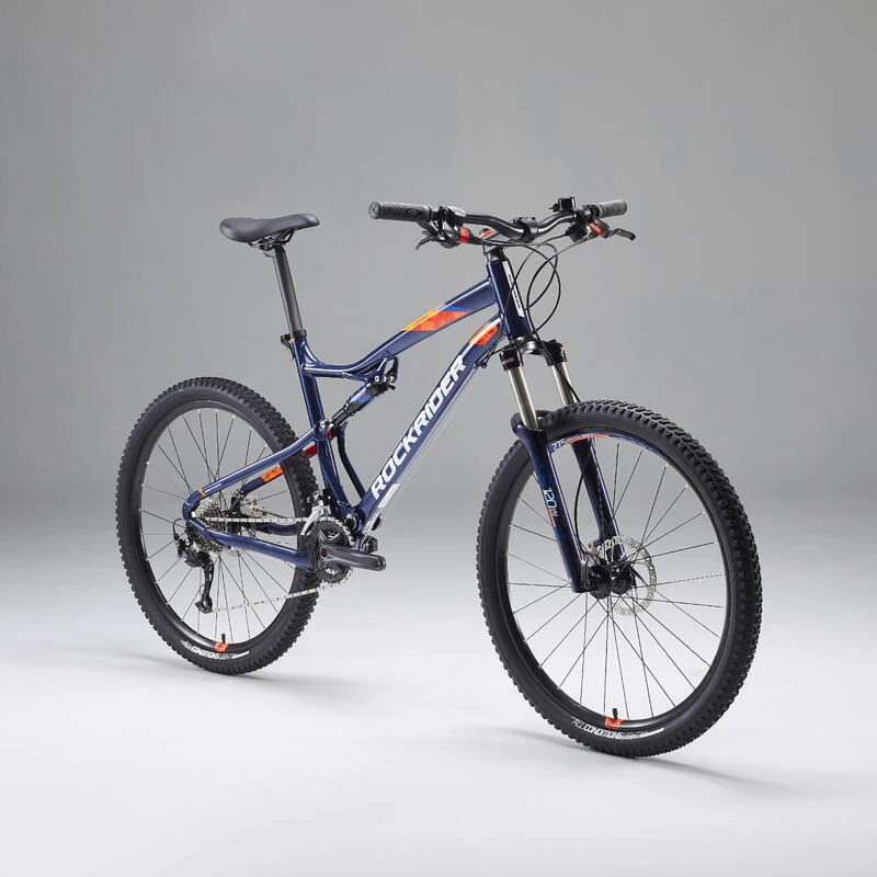 Rockrider VÉLO VTT TOUT SUSPENDU ST 540 S BLEU ORANGE 27,5" 2 Rockrider VÉLO VTT TOUT SUSPENDU ST 540 S BLEU ORANGE 27,5" – Image 2