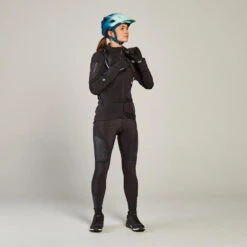 Rockrider VESTE HIVER VELO VTT FEMME NOIR -Accessoires De Vélo veste hiver velo vtt femme noir 2