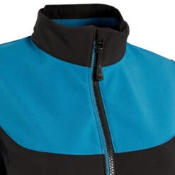 Rockrider VESTE HIVER VTT FEMME TURQUOISE NOIR -Accessoires De Vélo veste hiver vtt femme turquoise noir 8
