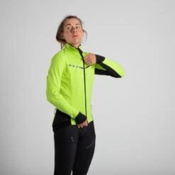 Veste Temps Froid Cyclosport Femme Jaune -Accessoires De Vélo veste temps froid cyclosport femme jaune 5