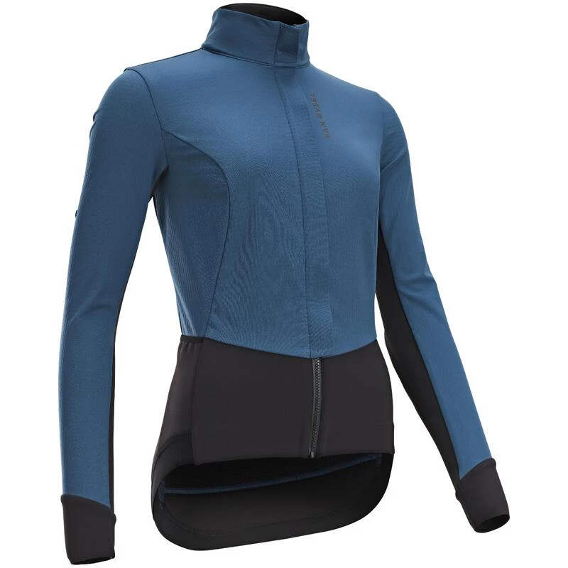 Veste Vélo Route Hiver Racer Femme Ardoise 2 Veste Vélo Route Hiver Racer Femme Ardoise – Image 2